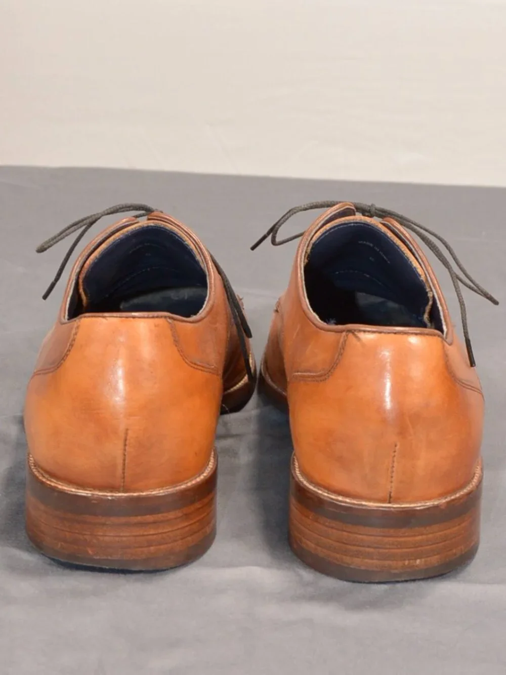 Cole Haan Lenox Hill Split-Toe Leather Oxfords - British Tan - Men's Size 12 M